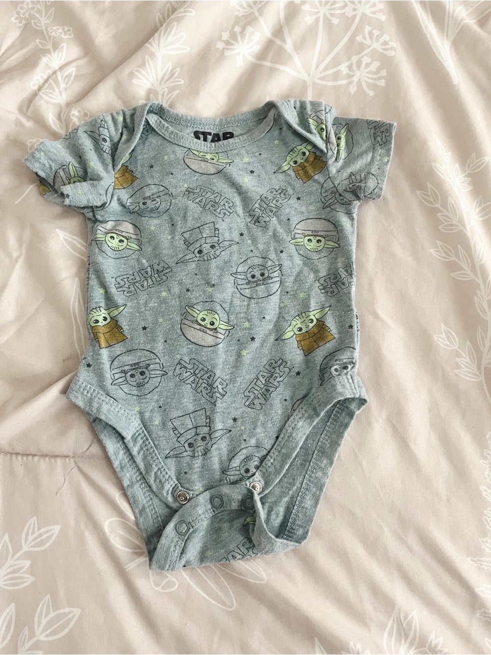 baby yoda grogu onesie
